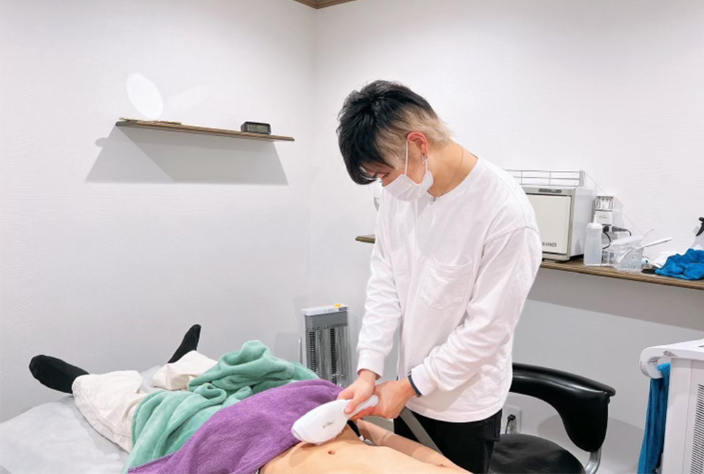 胸・お腹・背中